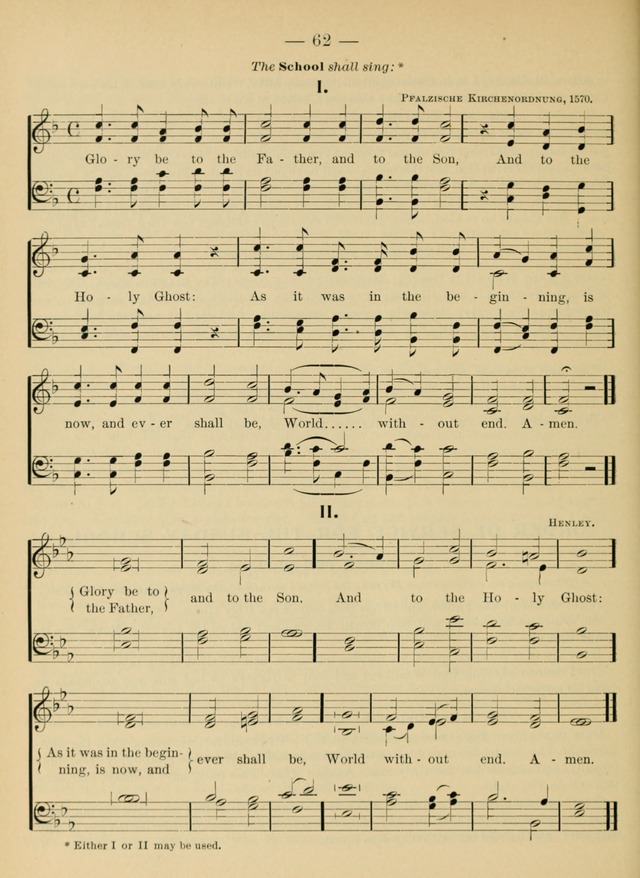 Hymnal and Order of Service: for churches and Sunday-schools page lxviii