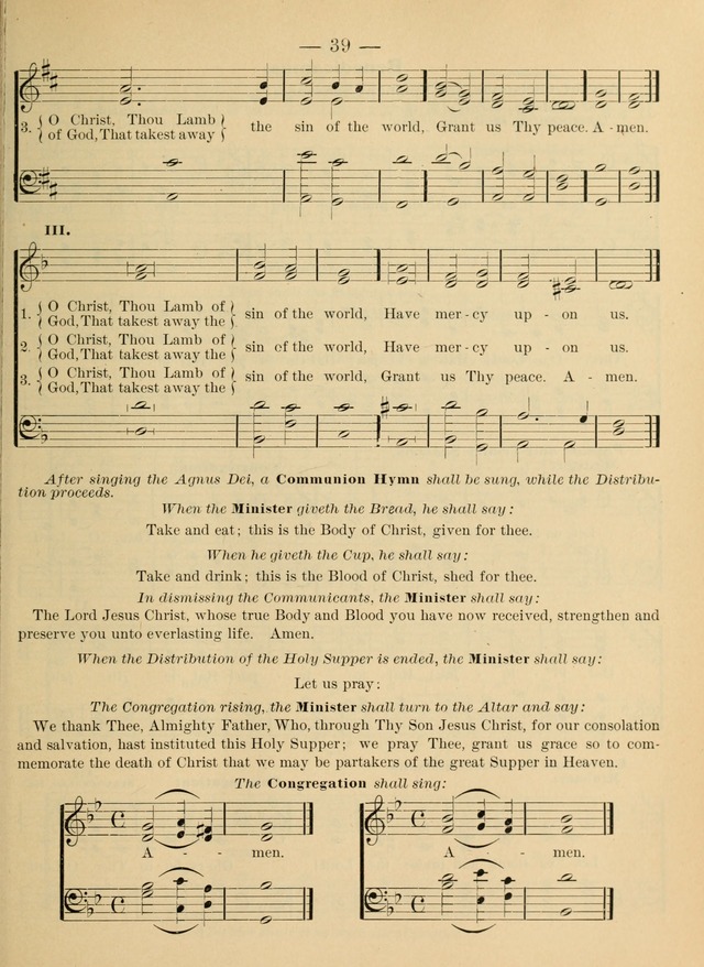 Hymnal and Order of Service: for churches and Sunday-schools page xlv