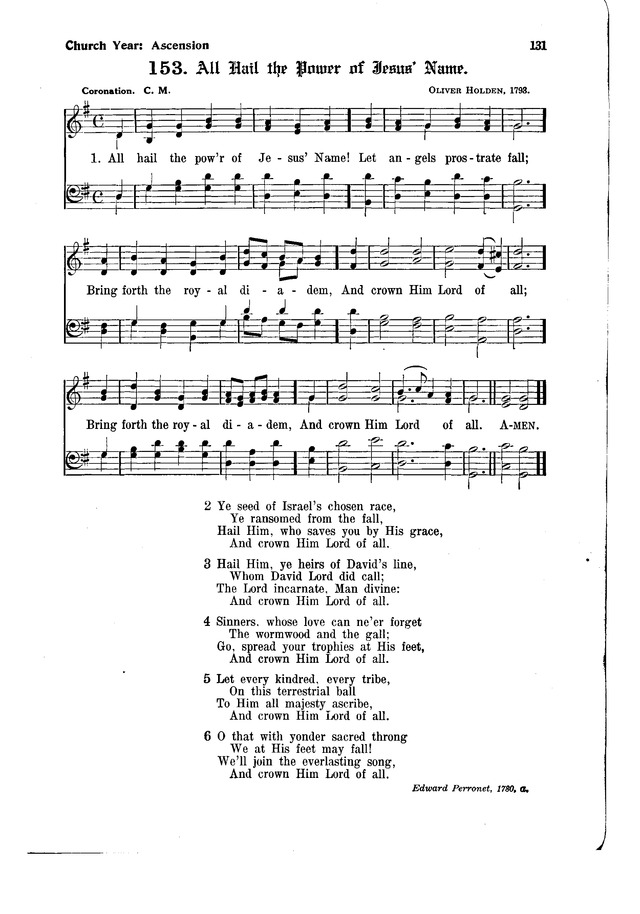 The Hymnal and Order of Service page 131