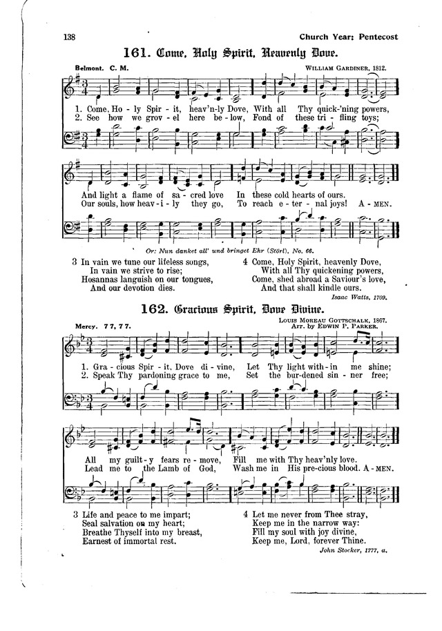 The Hymnal and Order of Service page 138