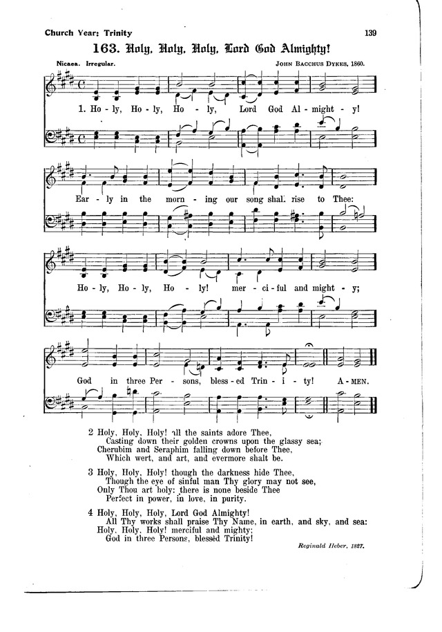 The Hymnal and Order of Service page 139