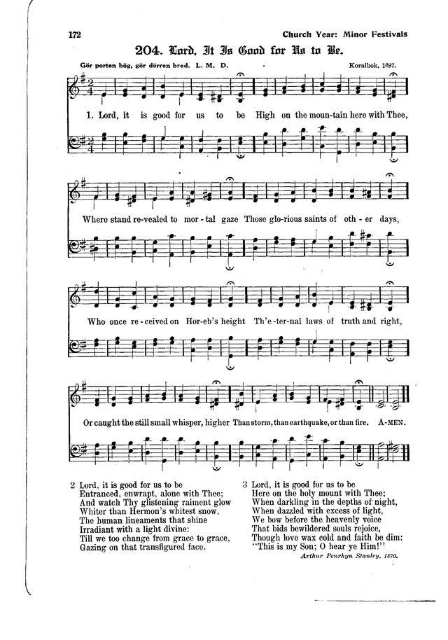 The Hymnal and Order of Service page 172