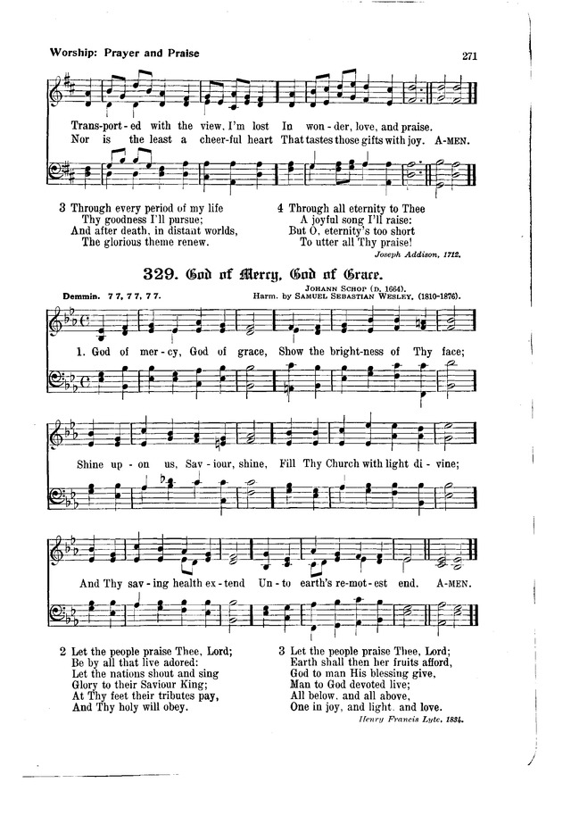 The Hymnal and Order of Service page 271