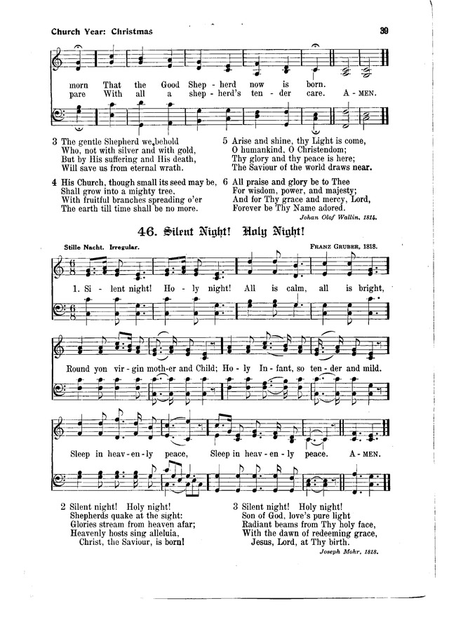 The Hymnal and Order of Service page 39