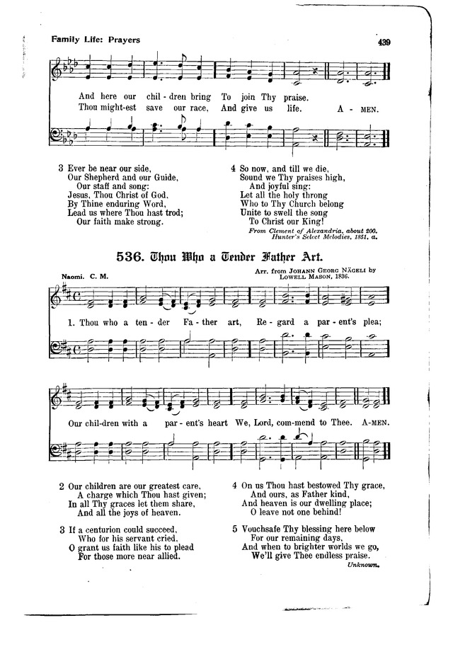 The Hymnal and Order of Service page 439
