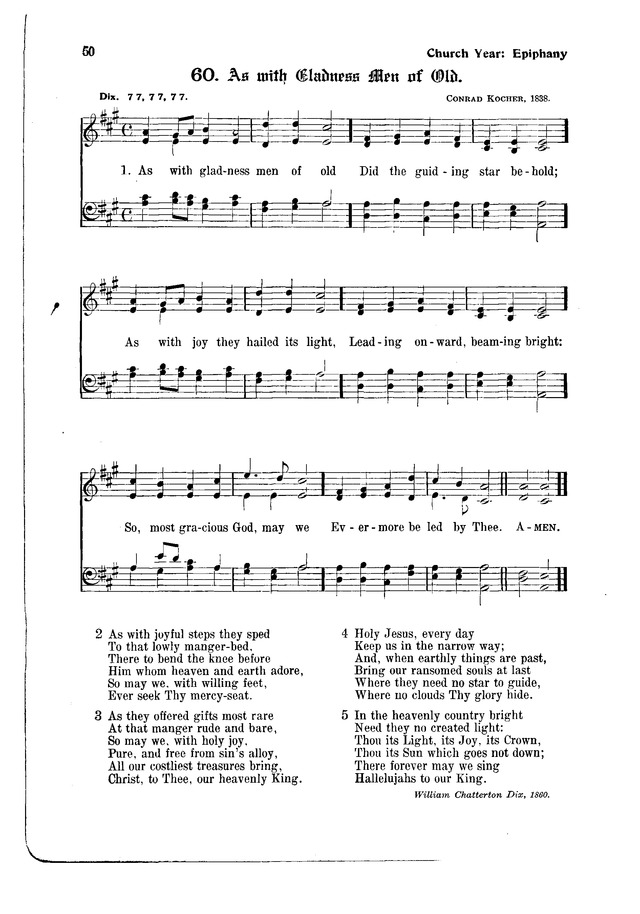 The Hymnal and Order of Service page 50