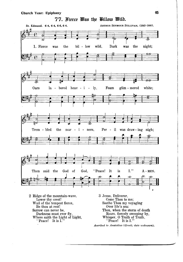 The Hymnal and Order of Service page 65