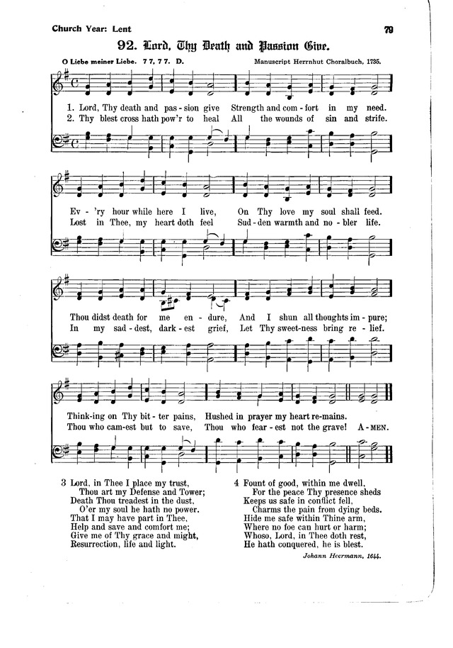The Hymnal and Order of Service page 79