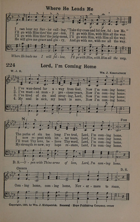 Hymns of Praise Numbers One and Two Combined: for the church and Sunday school page 219