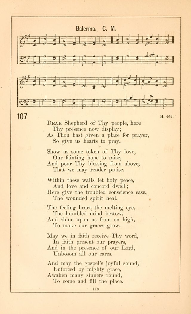 Hymnal of the Presbyterian Church page 116