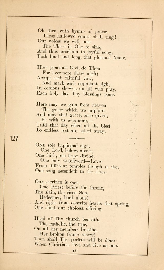 Hymnal of the Presbyterian Church page 129