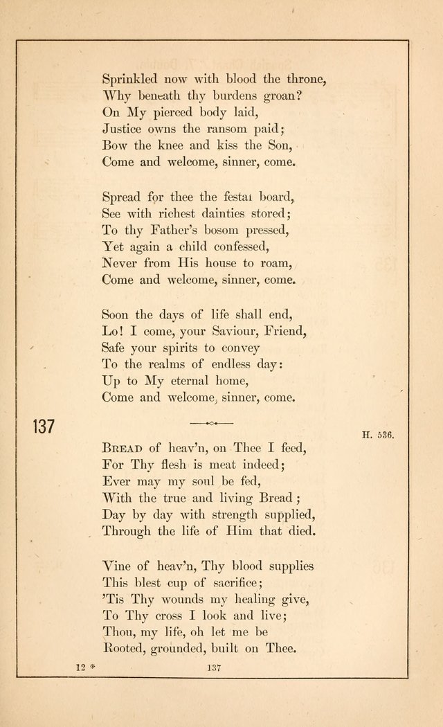 Hymnal of the Presbyterian Church page 135