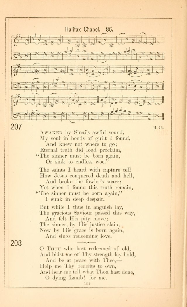 Hymnal of the Presbyterian Church page 182