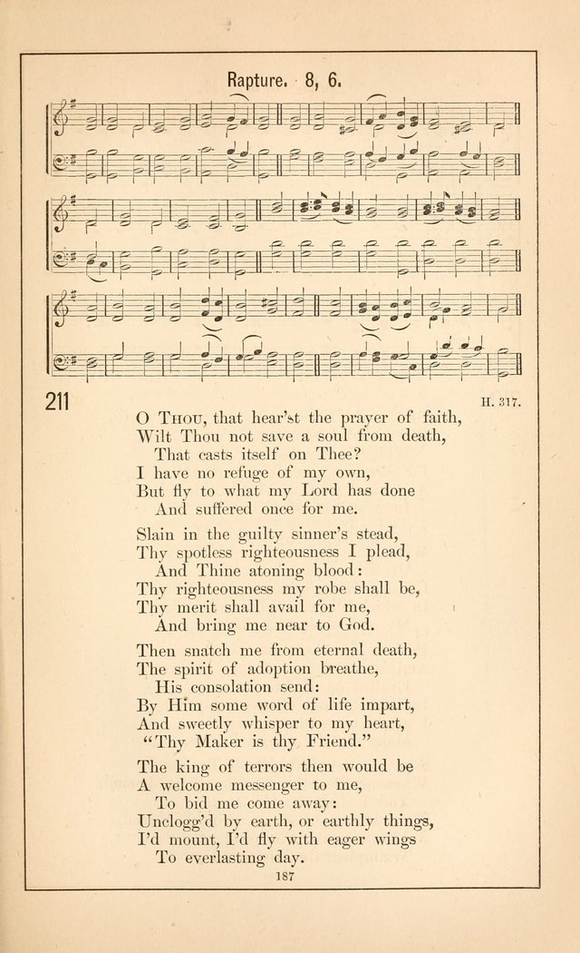 Hymnal of the Presbyterian Church page 185