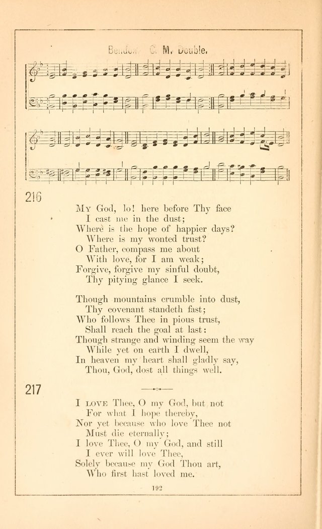 Hymnal of the Presbyterian Church page 190