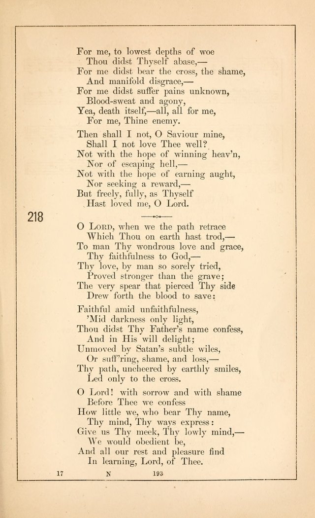 Hymnal of the Presbyterian Church page 191