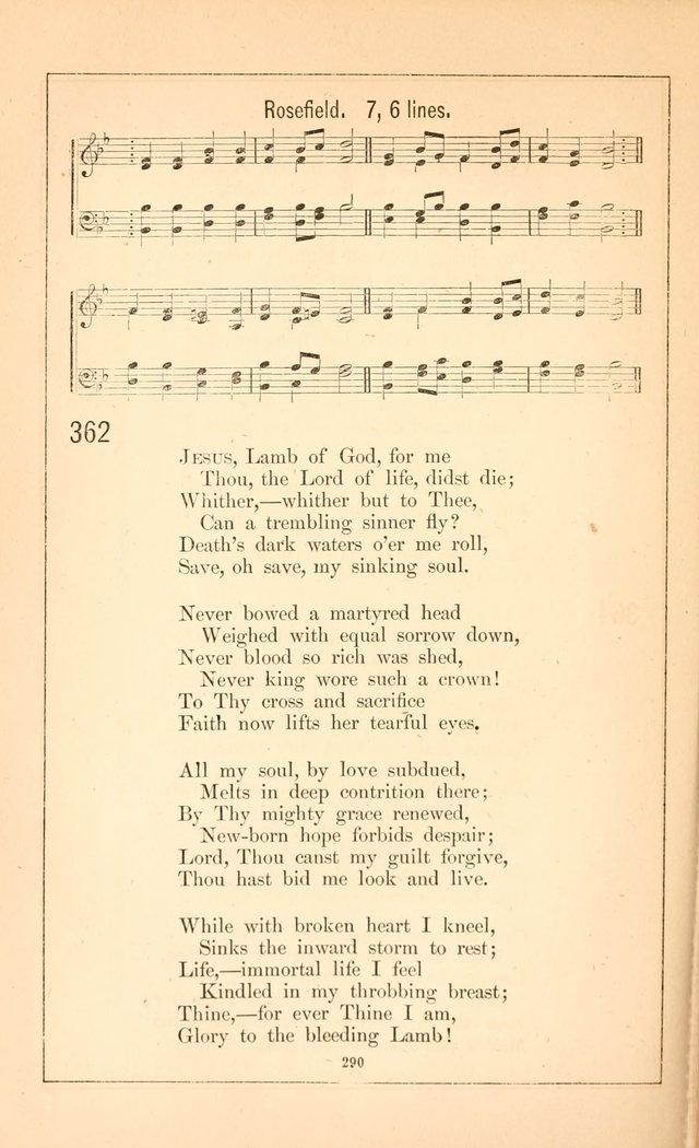 Hymnal of the Presbyterian Church page 288