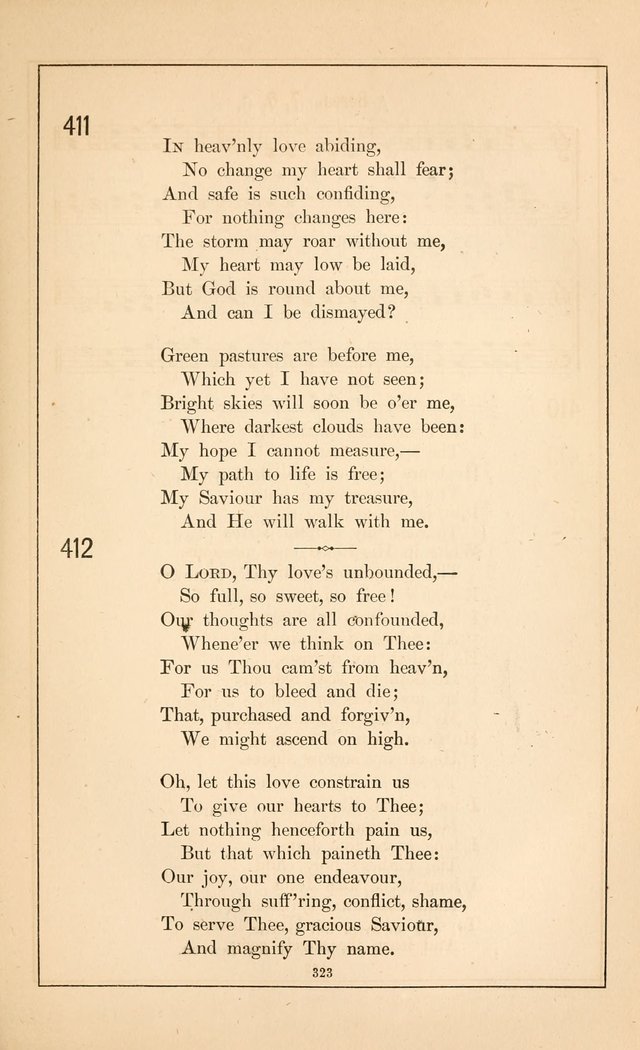 Hymnal of the Presbyterian Church page 321