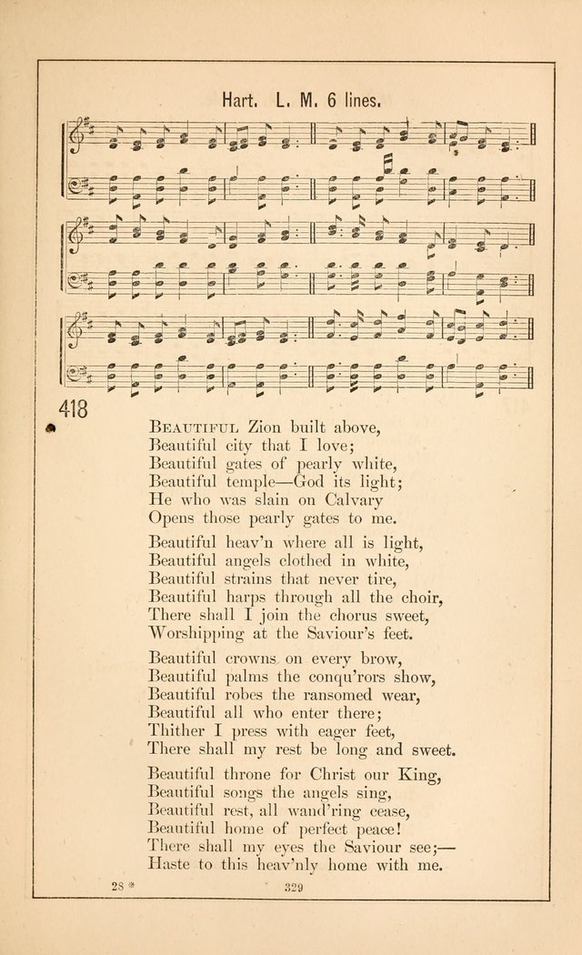 Hymnal of the Presbyterian Church page 327