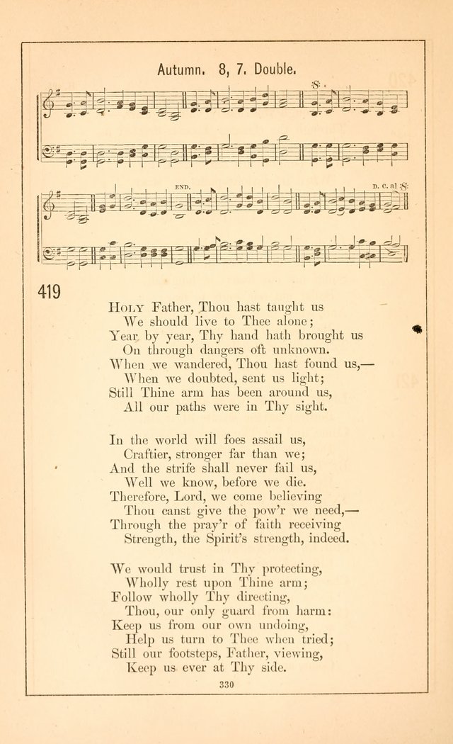 Hymnal of the Presbyterian Church page 328