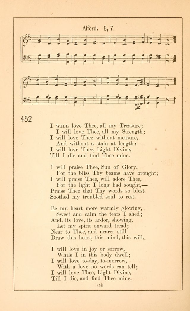 Hymnal of the Presbyterian Church page 354