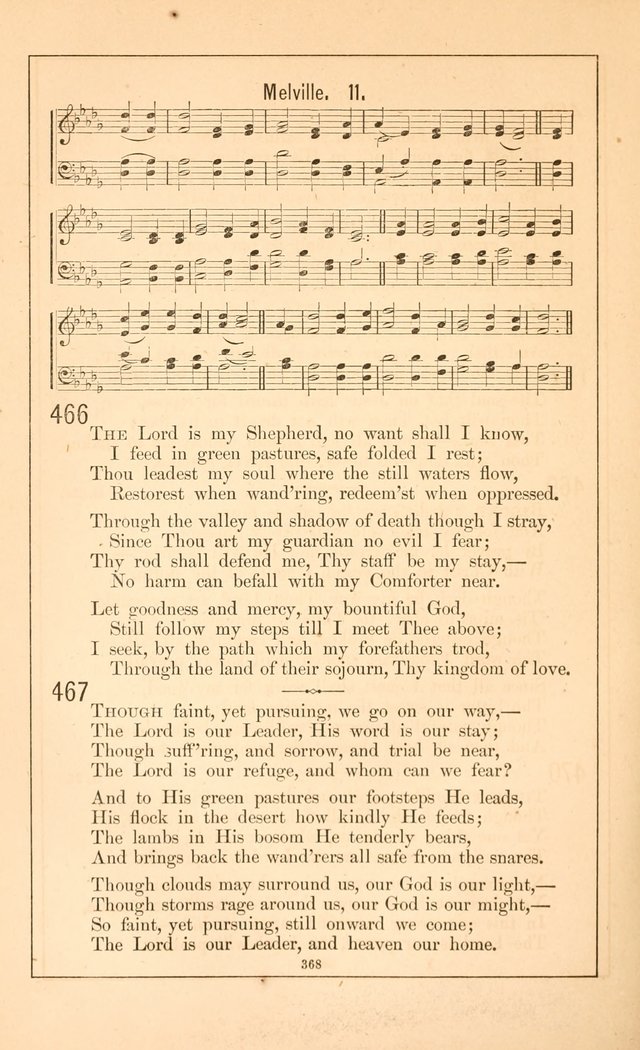 Hymnal of the Presbyterian Church page 366