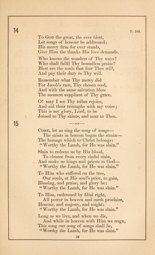 Hymnal of the Presbyterian Church page 57