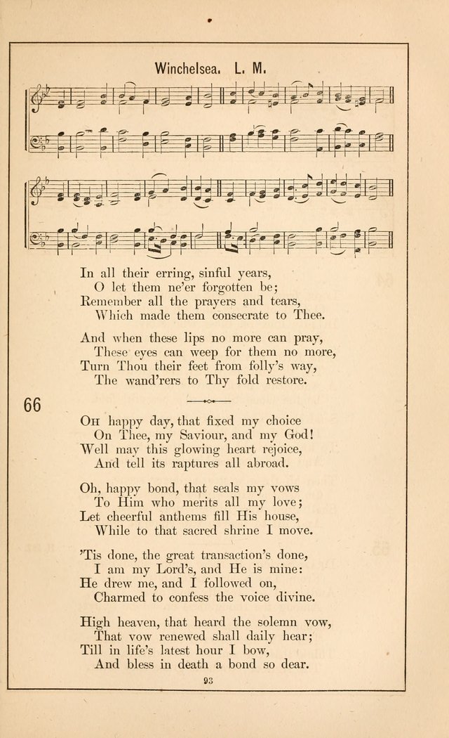 Hymnal of the Presbyterian Church page 91
