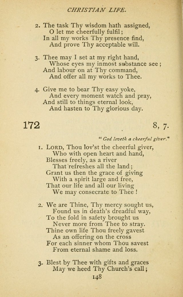 Hymnal of the Presbyterian Church in Canada page 148