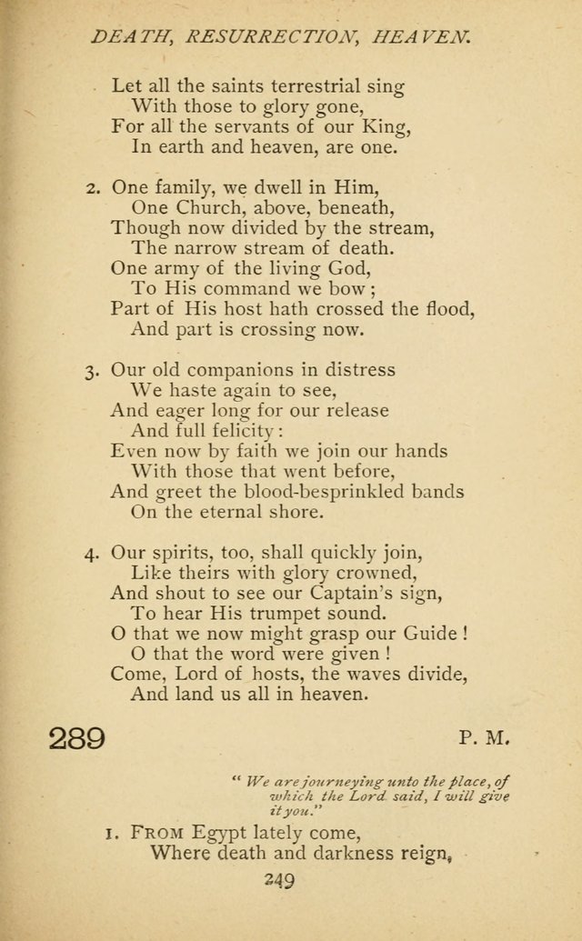 Hymnal of the Presbyterian Church in Canada page 249