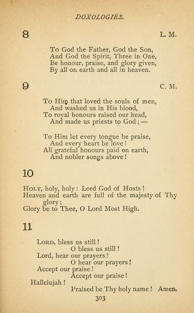 Hymnal of the Presbyterian Church in Canada page 303