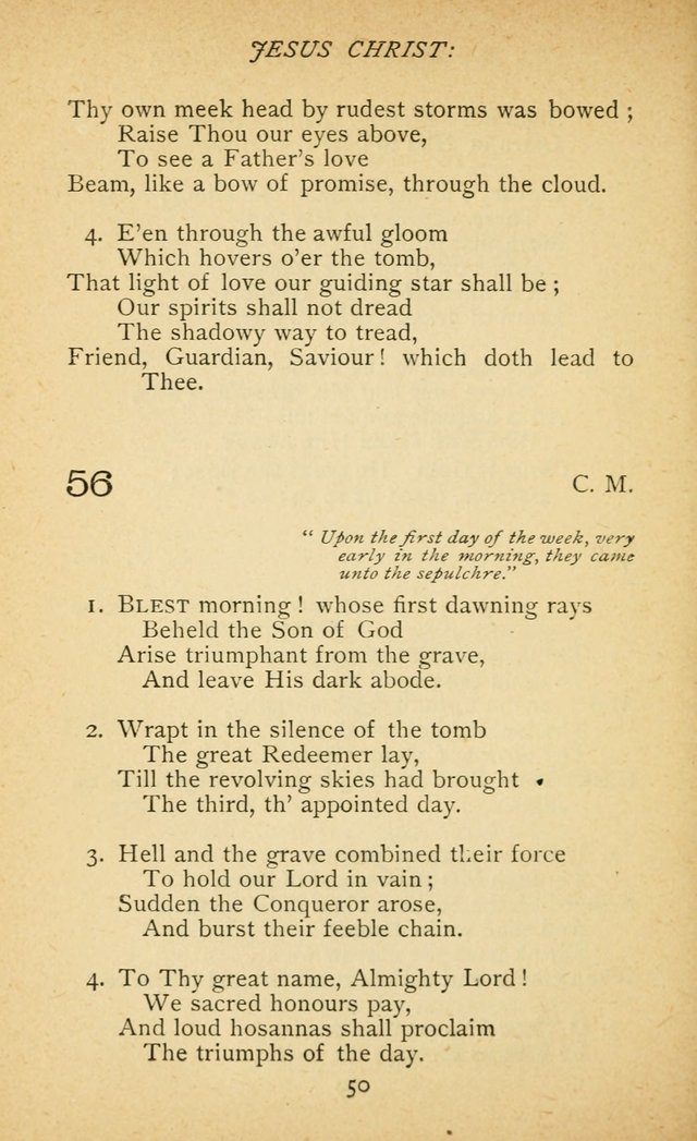 Hymnal of the Presbyterian Church in Canada page 50