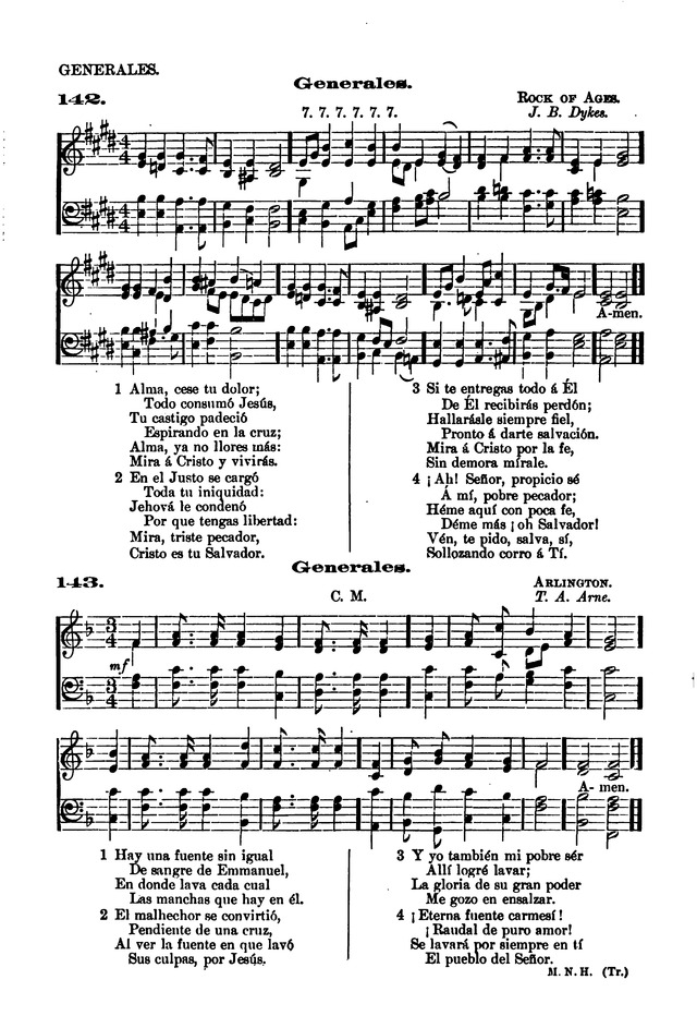 Himnario provisional con los cánticos: Según el uso de la Iglesia Episcopal Americana, para Congregaciones Españoles page 109