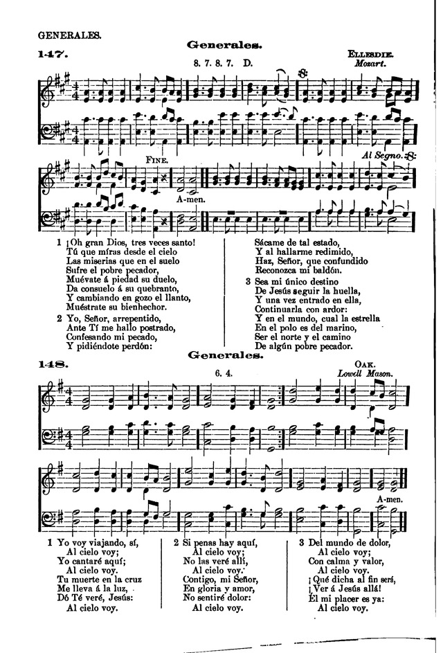 Himnario provisional con los cánticos: Según el uso de la Iglesia Episcopal Americana, para Congregaciones Españoles page 112