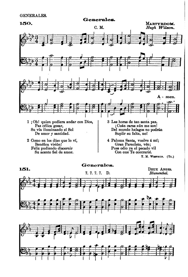 Himnario provisional con los cánticos: Según el uso de la Iglesia Episcopal Americana, para Congregaciones Españoles page 114