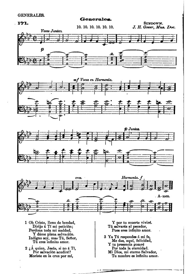 Himnario provisional con los cánticos: Según el uso de la Iglesia Episcopal Americana, para Congregaciones Españoles page 128
