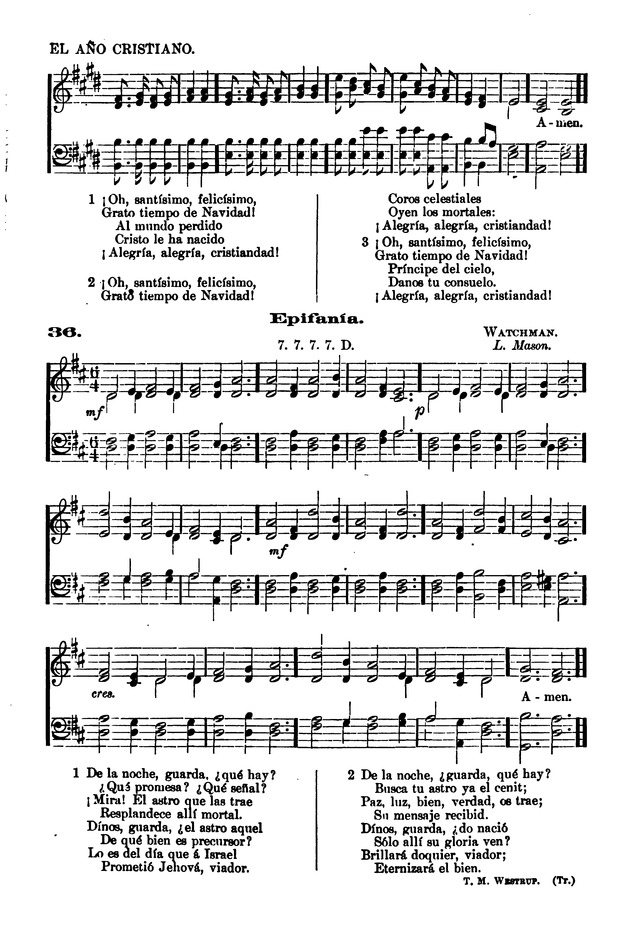 Himnario provisional con los cánticos: Según el uso de la Iglesia Episcopal Americana, para Congregaciones Españoles page 35