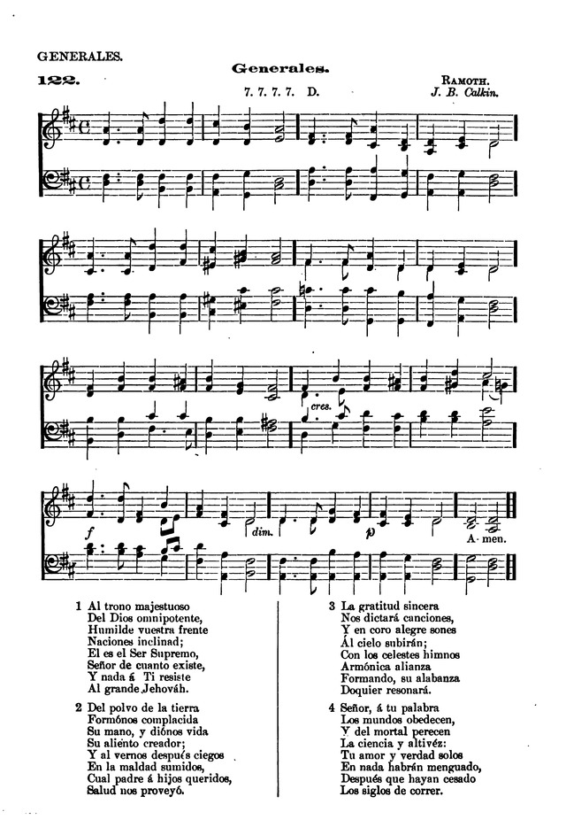 Himnario provisional con los cánticos: Según el uso de la Iglesia Episcopal Americana, para Congregaciones Españoles page 97