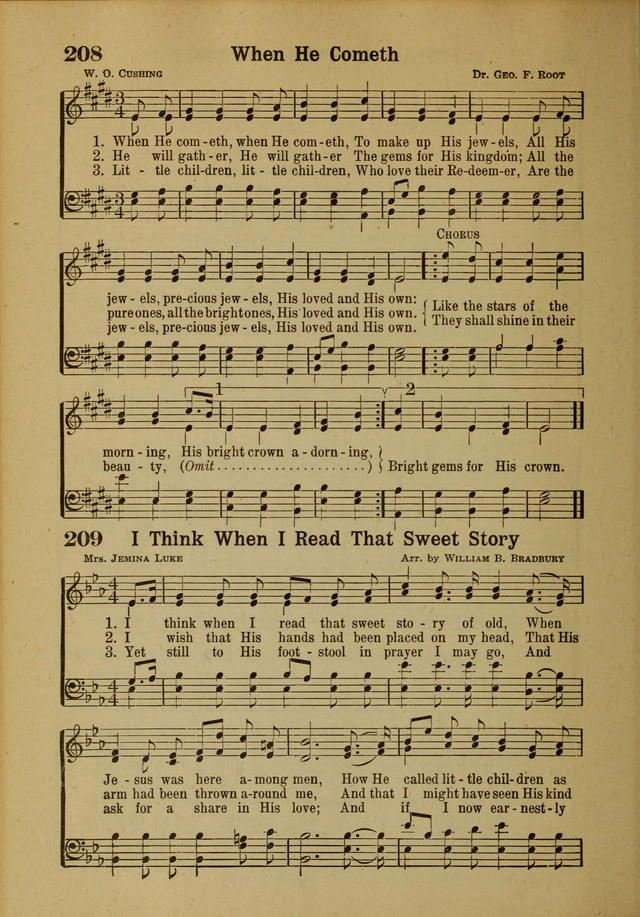 Hymns of Praise: for the Church and Sunday School page 208
