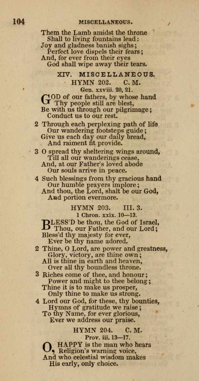 Hymns of the Protestant Episcopal Church of the United States, as authorized by the General Convention: with an additional selection page 104