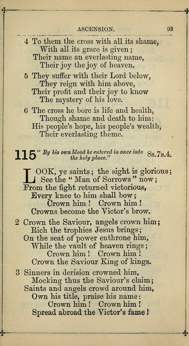 Hymnal: according to the use of the Protestant Episcopal Church in the United States of America : Revised edition (1874) page 108
