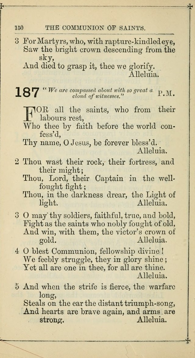 Hymnal: according to the use of the Protestant Episcopal Church in the United States of America : Revised edition (1874) page 165