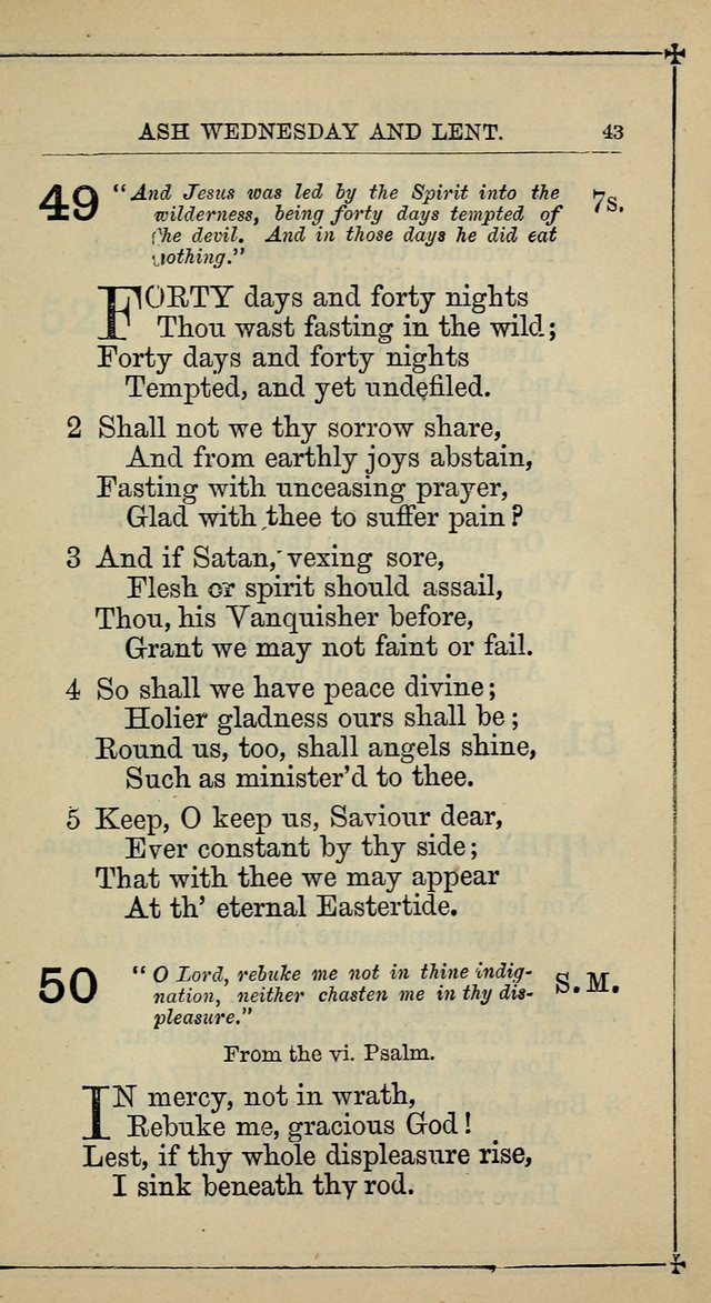 Hymnal: according to the use of the Protestant Episcopal Church in the United States of America : Revised edition (1874) page 58