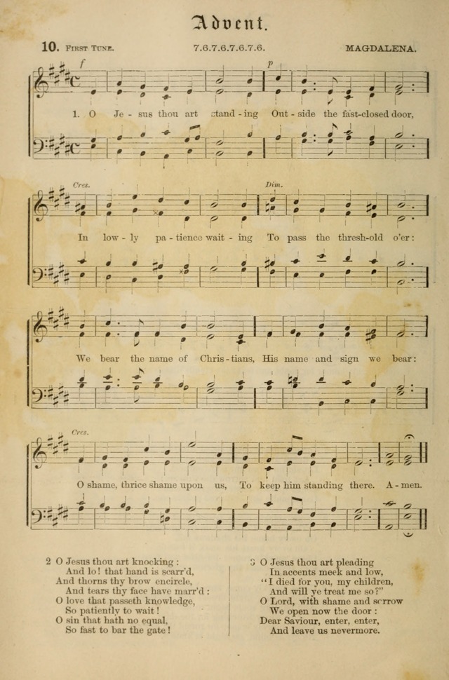 Hymnal and Canticles of the Protestant Episcopal Church with Music (Gilbert & Goodrich) page 16