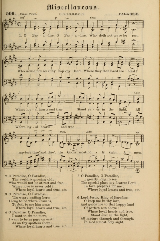 Hymnal and Canticles of the Protestant Episcopal Church with Music (Gilbert & Goodrich) page 421
