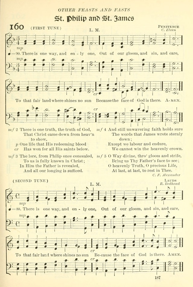 The Church Hymnal: revised and enlarged in accordance with the action of the General Convention of the Protestant Episcopal Church in the United States of America in the year of our Lord 1892. (Ed. B) page 235