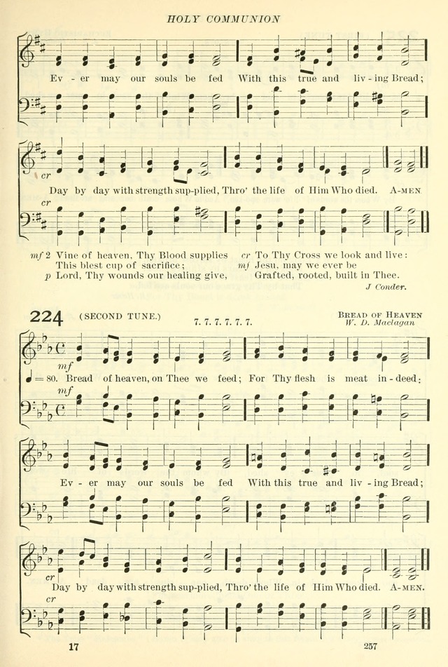 The Church Hymnal: revised and enlarged in accordance with the action of the General Convention of the Protestant Episcopal Church in the United States of America in the year of our Lord 1892. (Ed. B) page 305