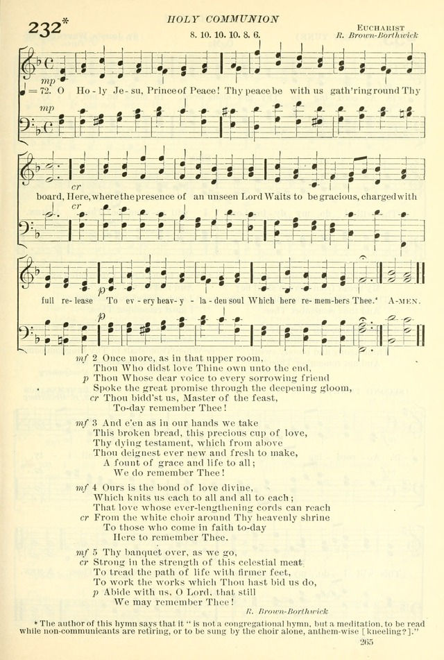 The Church Hymnal: revised and enlarged in accordance with the action of the General Convention of the Protestant Episcopal Church in the United States of America in the year of our Lord 1892. (Ed. B) page 313