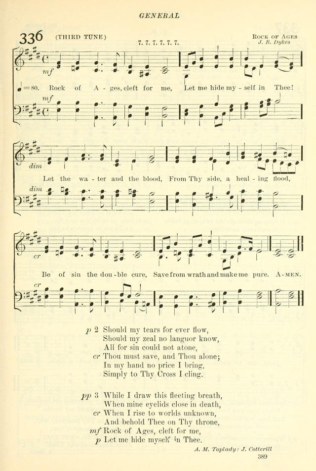 The Church Hymnal: revised and enlarged in accordance with the action of the General Convention of the Protestant Episcopal Church in the United States of America in the year of our Lord 1892. (Ed. B) page 437