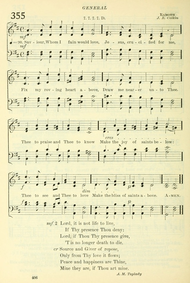 The Church Hymnal: revised and enlarged in accordance with the action of the General Convention of the Protestant Episcopal Church in the United States of America in the year of our Lord 1892. (Ed. B) page 454